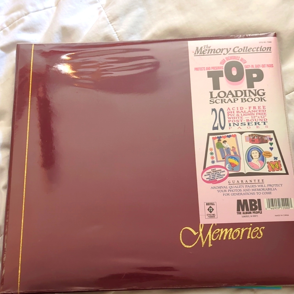 3/$30.  Memories scrap book album